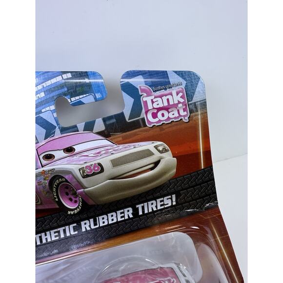 NIB Disney Pixar Cars Tank Coat No. 36 Synthetic Rubber Tires 1:55 Diecast Car - Picture 3 of 9